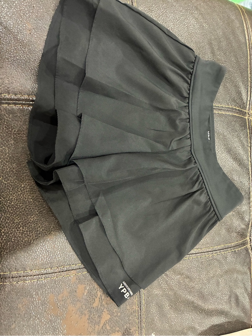 abercrombie kids Black Athletic Skort